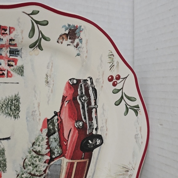 Set of 4 Better Homes and Garden Festive Holiday Plates - Picture 6 of 16